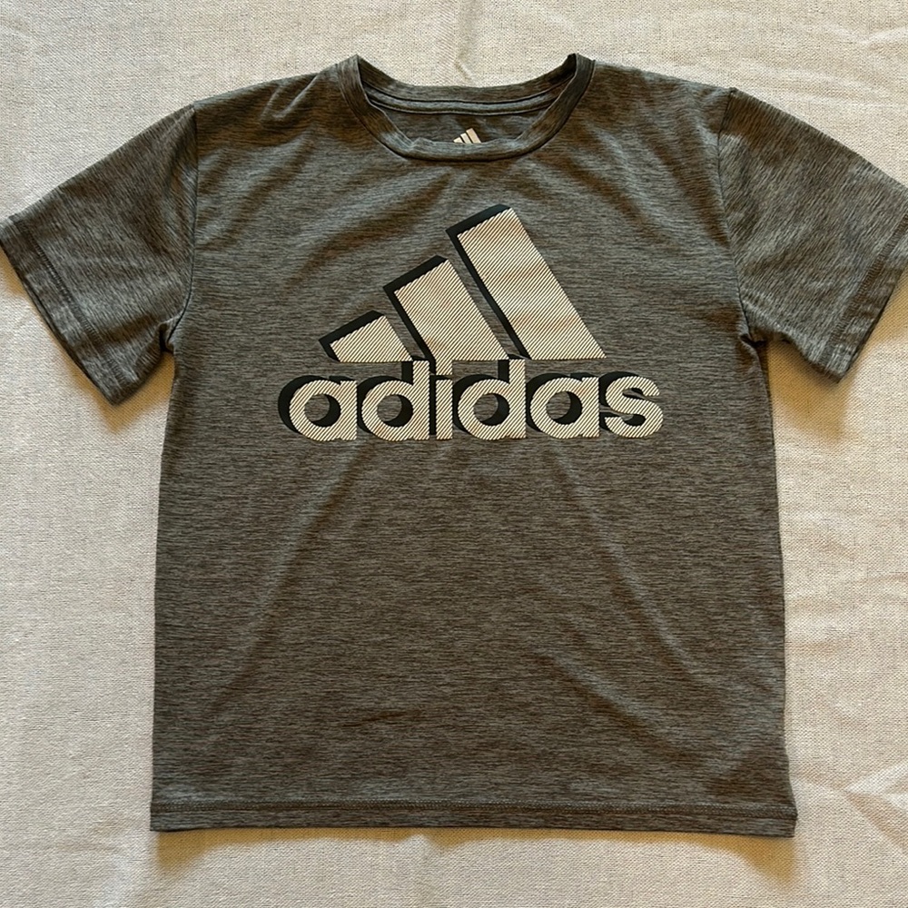 Adidas Boys Gray T-Shirt